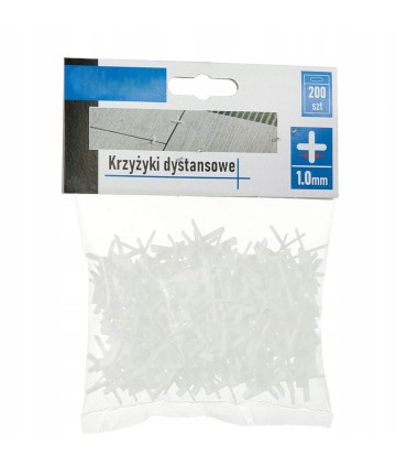 Krzyżyki dystansowe - 1,0mm - op.200szt