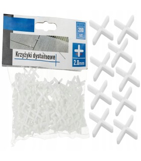 Krzyżyki dystansowe - 2,0mm - op.200szt