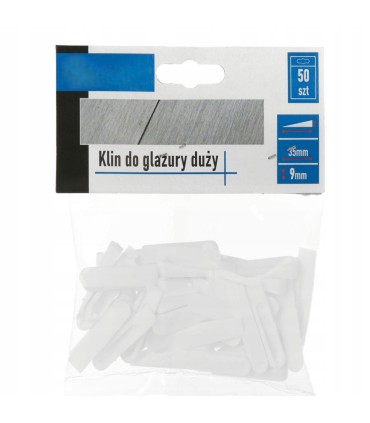 Klin do glazury duży - 9,0mm - op.50szt