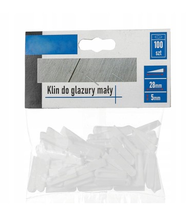 Klin do glazury mały - 5,0mm - op.100szt