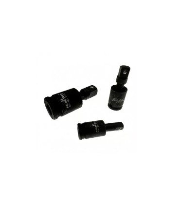 PRZEGUBY UDAROWE KULISTE 1/2 1/4 3/8 KULOWE 3SZT STAL CHROMOWO-MOLIBDENOWA