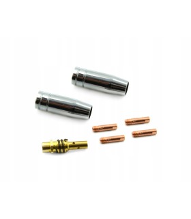 Zestaw dysz i łączników spawarek i migomatów 