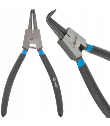 Szczypce Seeger'a zewnętrzne wygięte 200mm/8"