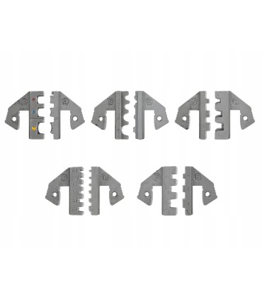 Zaciskarka do końcówek konektorowych kabli + kpl. 5 matryc