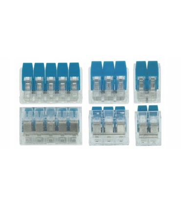Zestaw szybkozłączek elektrycznych 60el. 0,2-4mm2 