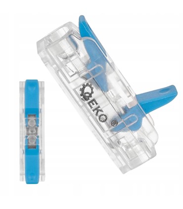 Szybkozłączka elektryczna przelotowa 2x0,2-4mm2