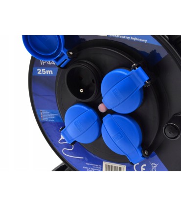 Przedłużacz elektryczny bębnowy 3x1.5mm2 25m IP44