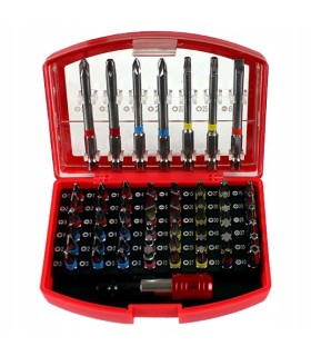 Zestaw bitów do wkrętarki 56el. CRV