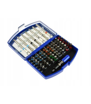 Zestaw bitów do wkrętarki 56el. CRV