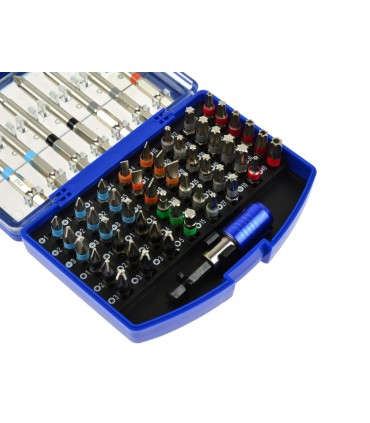 Zestaw bitów do wkrętarki 56el. CRV