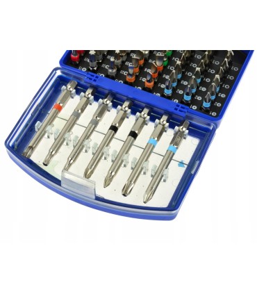 Zestaw bitów do wkrętarki 56el. CRV