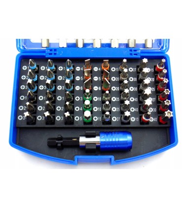 Zestaw bitów do wkrętarki 56el. CRV