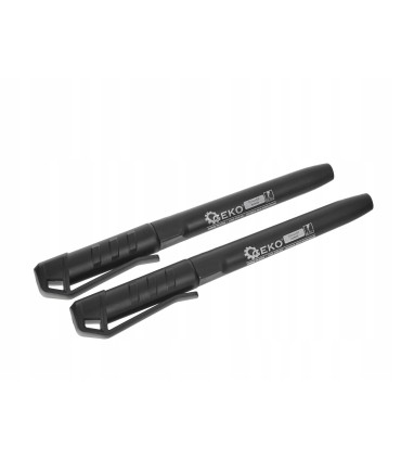 Marker budowlany permanentny czarny gruby – zestaw 2 szt 