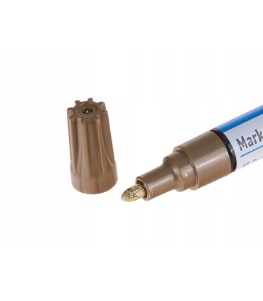 Marker olejowy permanentny złoty – kartonik wystawowy