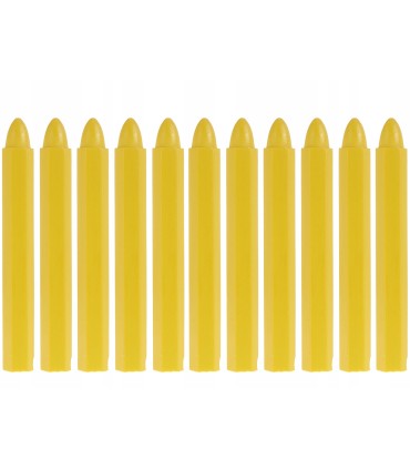 Kreda wodoodporna do opon żółta 12x110mm –zestaw 10szt.