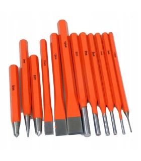 ZESTAW PRZECINAKÓW PUNKTÓW WYBIJAKÓW 12 EL CRV WARSZTATOWY