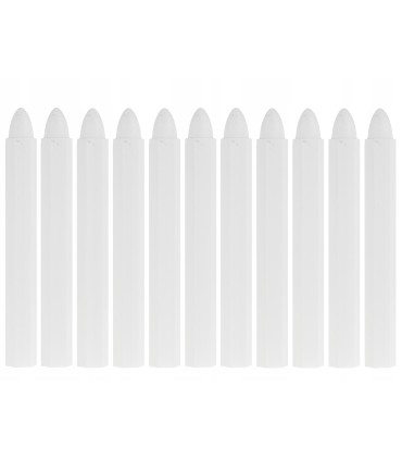 Kreda wodoodporna do opon biała 12x110mm –zestaw 10szt.