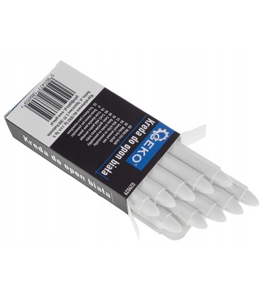 Kreda wodoodporna do opon biała 12x110mm –zestaw 10szt.