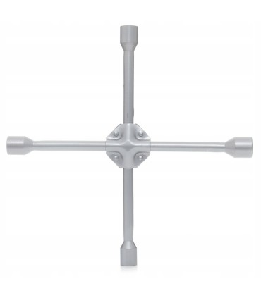 KLUCZ KRZYŻAKOWY DO KÓŁ 17, 19, 21, 23 MM WZMOCNIONY STALOWY