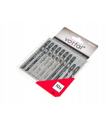 NOŻYKI DO WYRZYNARKI T-SHANK ZESTAW 10 SZTUK DO DREWNA I PŁYT