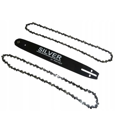 PROWADNICA 14" 3/8" 050" 1,3MM 52 OGNIWA + 2 ŁAŃCUCHY DO PILAREK