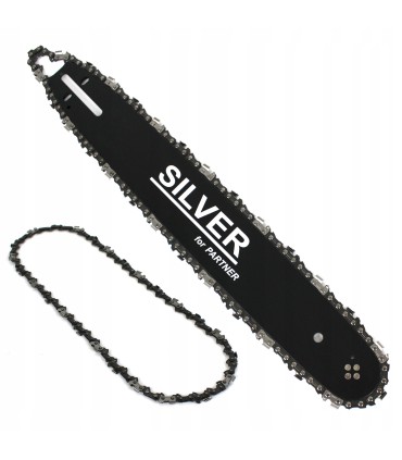 PROWADNICA 14" 3/8" 050" 1,3MM 52 OGNIWA + 2 ŁAŃCUCHY DO PILAREK