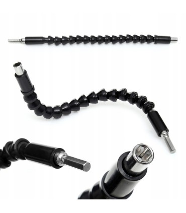 PRZEDŁUŻKA ELASTYCZNA 30CM DO BITÓW WKRĘTAREK DO TRUDNO DOSTĘPNYCH MIEJSC