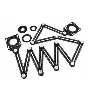 Szablon-Przymiar do otworów płytek 12 ramion