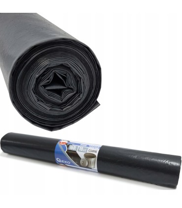 Worki na śmieci BARDZO MOCNE 160L (rolka 10szt) - czarne