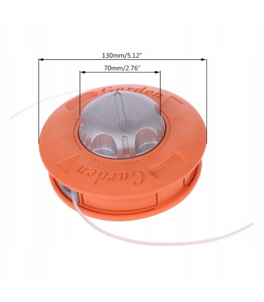 GŁOWICA DO KOSY SPALINOWEJ Z ŻYŁKĄ A002 M10X1.25 SZPULKA