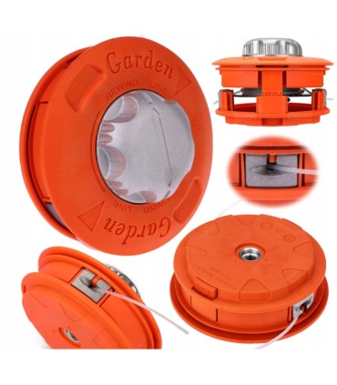 GŁOWICA DO KOSY SPALINOWEJ Z ŻYŁKĄ A002 M10X1.25 SZPULKA