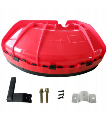 OSŁONA DO KOSY SPALINOWEJ KOSIARKI METALOWE MOCOWANIE KOMPLET EX1021