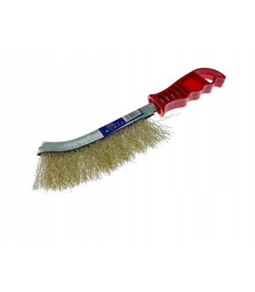 SZCZOTKA SZCZELINOWA DRUCIANA MOSIĘŻNA 230mm RĄCZKA