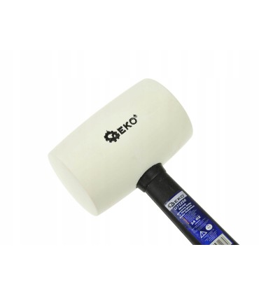 Młotek gumowy 32 OZ/1100G/biały Geko Premium r.fiberglass