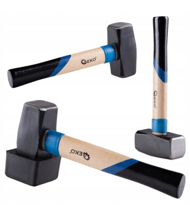 Młotek brukarski z nakładką gumową 2000g