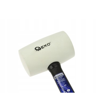 Młotek gumowy 16 OZ/600G/ biały Geko Premium r.fiberglass