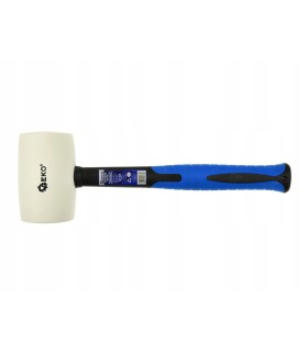 Młotek gumowy 24 OZ/850G/biały Geko Premium r.fiberglass