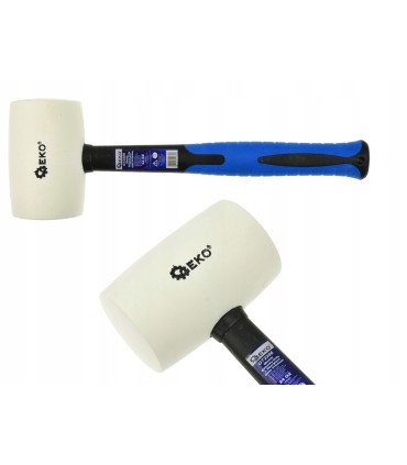 Młotek gumowy 24 OZ/850G/biały Geko Premium r.fiberglass
