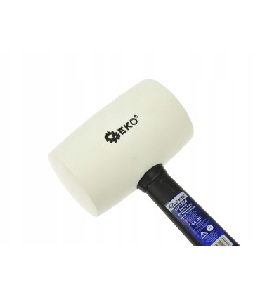 Młotek gumowy 24 OZ/850G/biały Geko Premium r.fiberglass