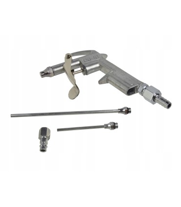 PISTOLET DO PRZEDMUCHIWANIA Z KOŃCÓWKAMI 5 EL SPRĘŻONE POWIETRZE