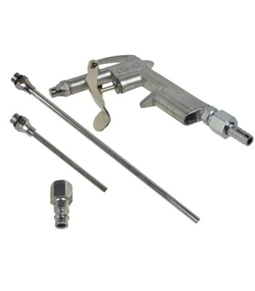 PISTOLET DO PRZEDMUCHIWANIA Z KOŃCÓWKAMI 5 EL SPRĘŻONE POWIETRZE