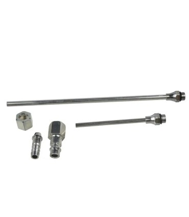 PISTOLET DO PRZEDMUCHIWANIA Z KOŃCÓWKAMI 5 EL SPRĘŻONE POWIETRZE