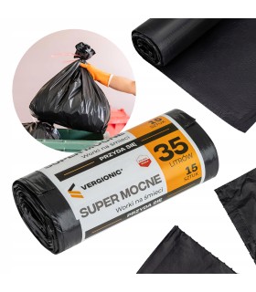WORKI NA ŚMIECI 35L 15SZT