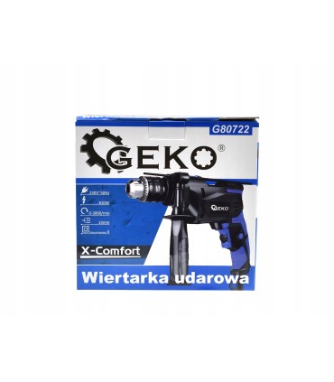 Wiertarka udarowa 13mm 810W GEKO X-Comfort