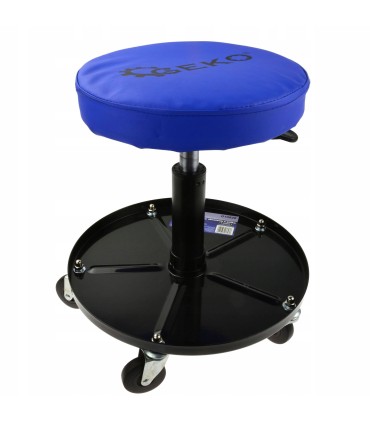 Stołek warsztatowy obrotowy z półką