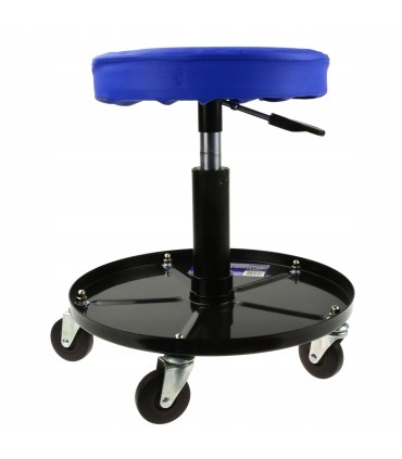 Stołek warsztatowy obrotowy z półką