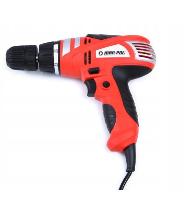 WKRĘTARKA SIECIOWA 230V 10MM LED ELEKTRYCZNA WIERTARKA Z REGULACJĄ OBROTÓW