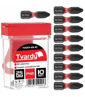 Bit udarowy PH2 25mm S2 – box 