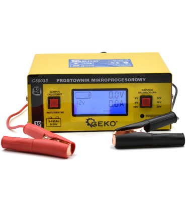 Prostownik mikroprocesorowy LCD 6/12/24V