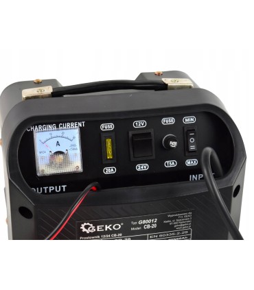 PROSTOWNIK 12/24V CB-20-1 ŁADOWARKA AKUMULATORA 16A 60-240AH